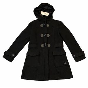 BYBLOS**Black Wool Toggle Coat**Age 2 & 8**$485